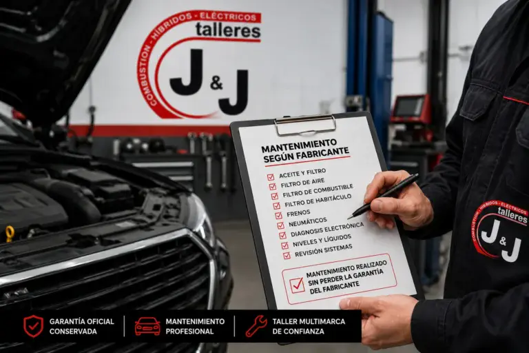 garantía coche taller multimarca